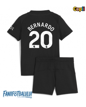 Manchester City Bernardo Silva #20 Echipament de Fotbal Replică 2025-26 Copii Deplasare (+ Șorturi)